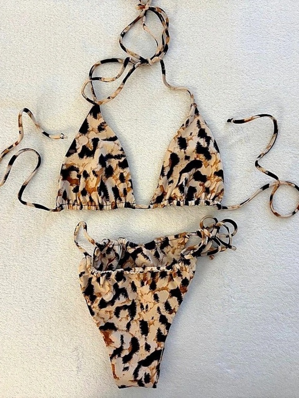 Resa Leopard Print Bikini sz S
